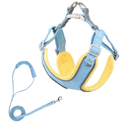 Adjustable Dog Harness & Leash Set – Comfortable Pet Walking Gear