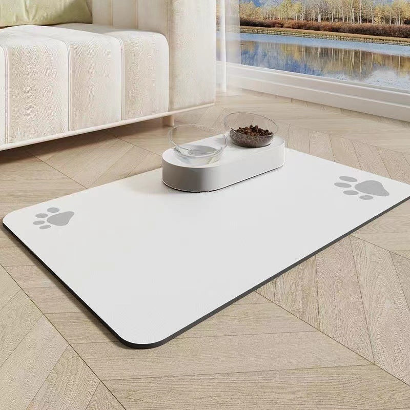 Pet Diatomaceous Earth Feeding Mat Waterproof Quick Dry Placemat