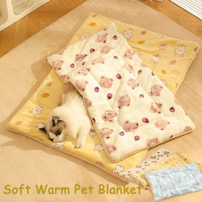 Autumn & Winter Warm Dog Blanket – Small Dog Bed Mat