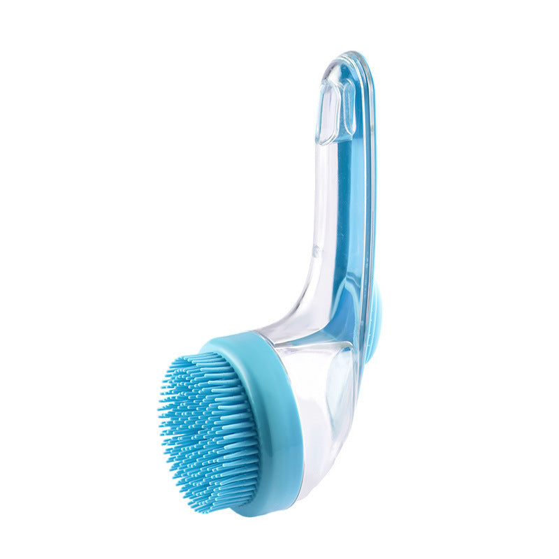 Long Handle Pet Bath Brush – Grooming Comb