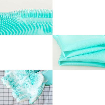 Silicone Pet Grooming Glove – Dog & Cat Bath Brush and Hair Remover