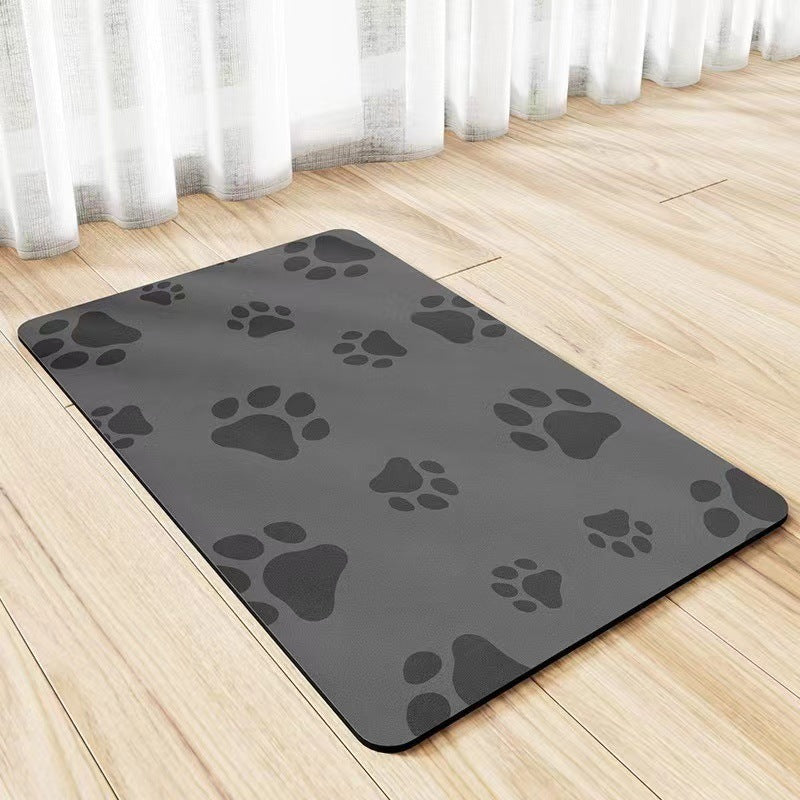 Pet Diatomaceous Earth Feeding Mat Waterproof Quick Dry Placemat