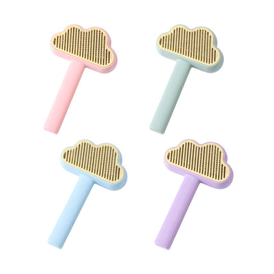 Self-Cleaning Pet Needle Comb – Hair Remover Brush