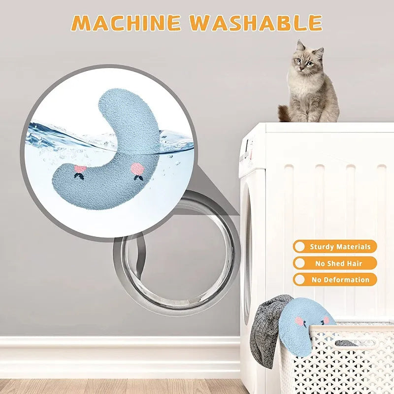 Soft U-Shaped Pet Pillow – Washable Neck & Headrest Cushion