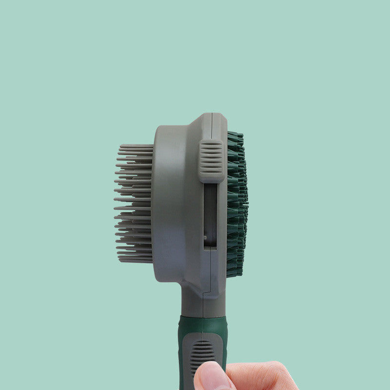 Self-Cleaning Pet Hair Removal Brush – Double-Sided Comb
