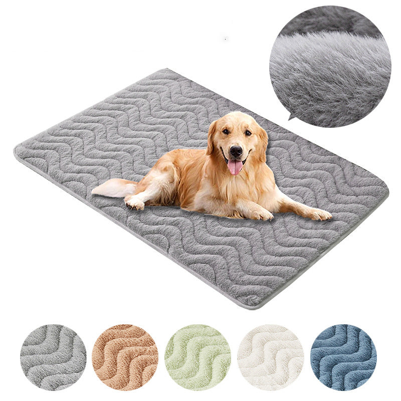 Plush Thickened Pet Sleeping Mat – Warm Cushion for Dogs & Cats