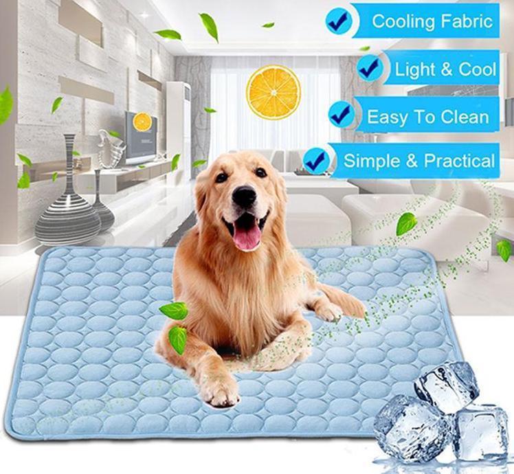 Ice Silk Cooling Pad for Dogs & Cats – Summer Nest Mat