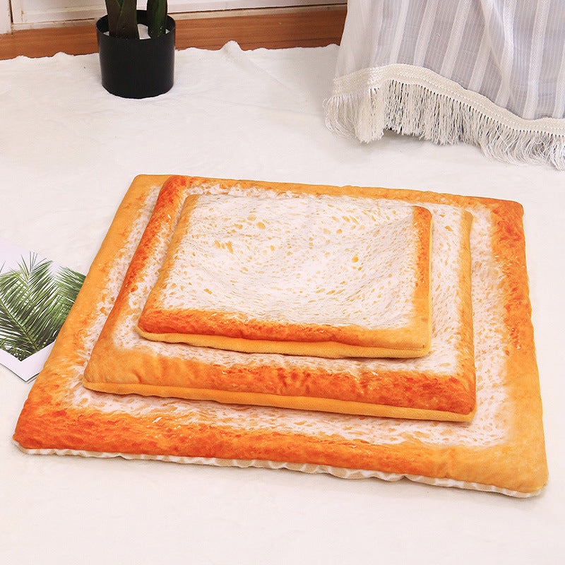 Simulation 3D Pizza Avocado Omelette Pet Warm Blanket Mat Bed Soft Thickened