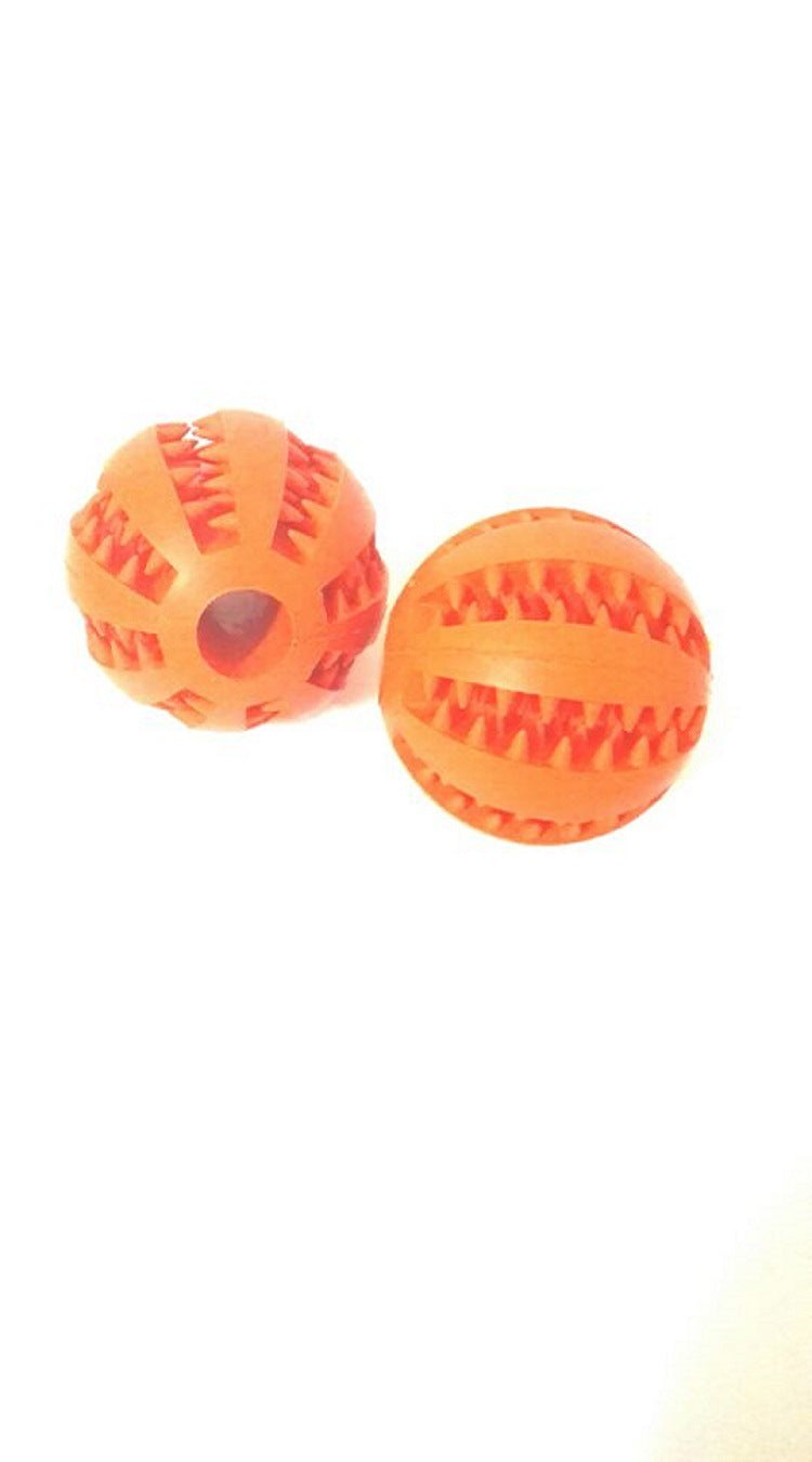 Rubber Dog Treat Ball – Mint Scent Food Dispensing Toy