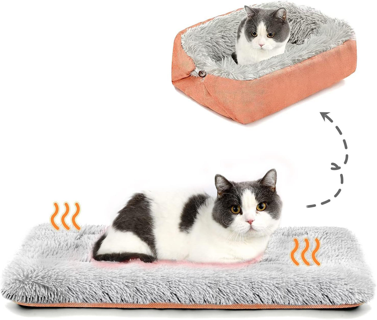 Self-heating Plush Washable Dog Kennel Sleeping Mat