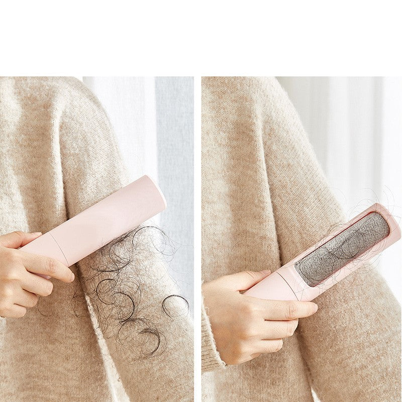 2-in-1 Pet Hair Remover Brush – Reusable Self-Cleaning Lint Roller