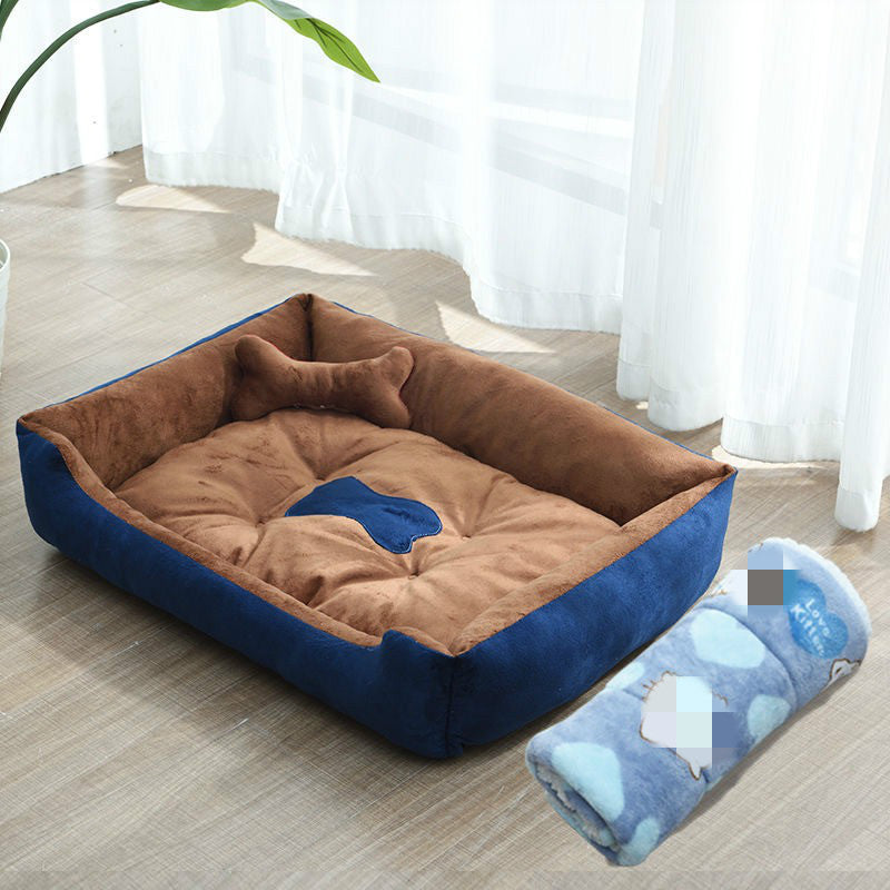 Four Seasons Dog Bed & Mat – Kennel for Golden Retriever & All Breeds