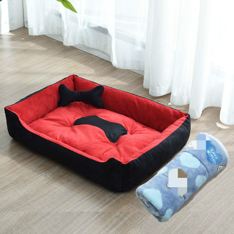 Four Seasons Dog Bed & Mat – Kennel for Golden Retriever & All Breeds