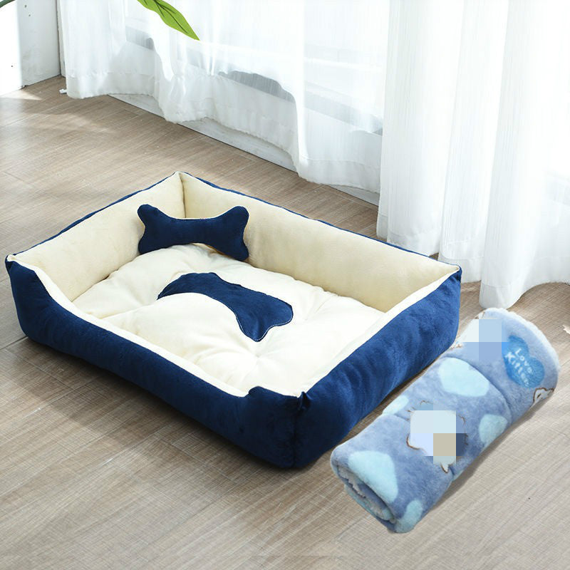 Four Seasons Dog Bed & Mat – Kennel for Golden Retriever & All Breeds