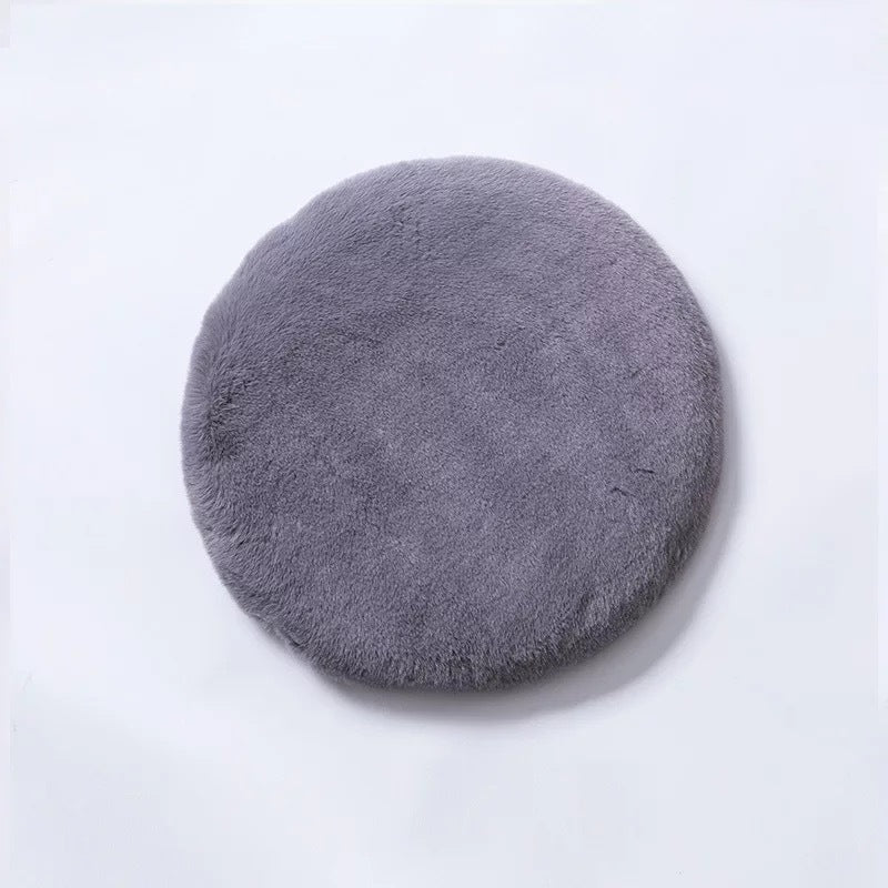 Winter Velvet Pet Cushion – Memory Foam Bed for Small Dogs & Cats