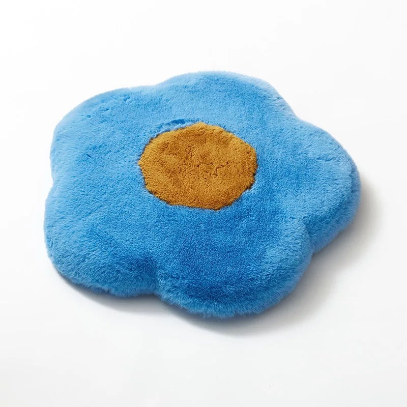 Winter Velvet Pet Cushion – Memory Foam Bed for Small Dogs & Cats