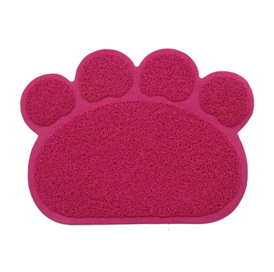 Claw Shaped Cat Litter Mat Non Slip Waterproof Pet Litter Trapping Pad