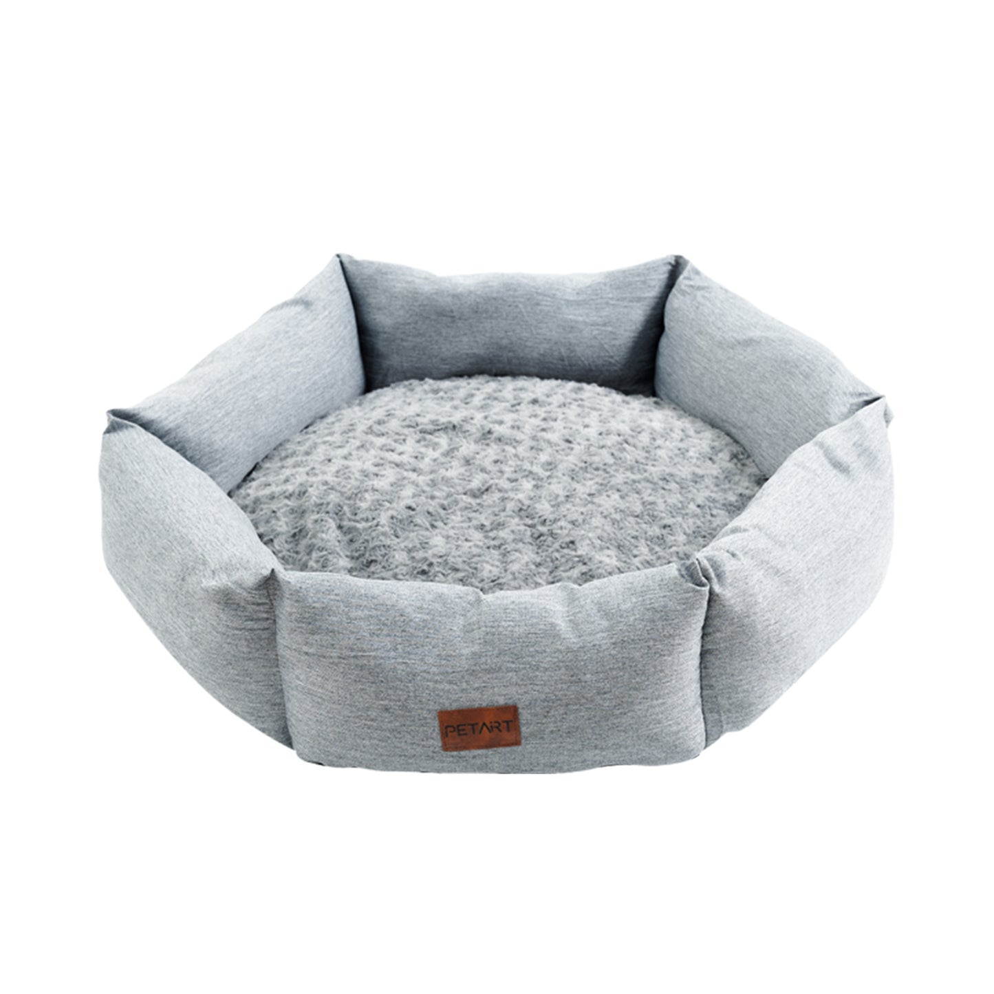 Rose Velvet Dog Bed – Calming Plush Sofa