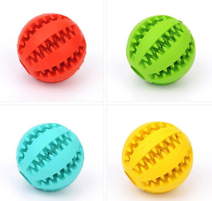 Rubber Dog Treat Ball – Mint Scent Food Dispensing Toy