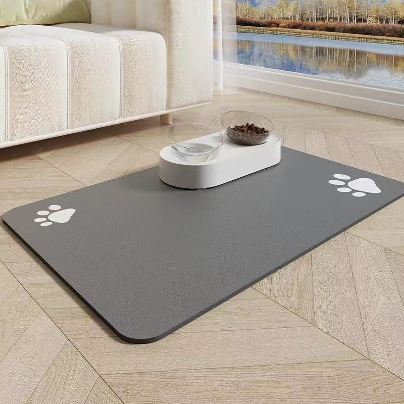 Pet Diatomaceous Earth Feeding Mat Waterproof Quick Dry Placemat