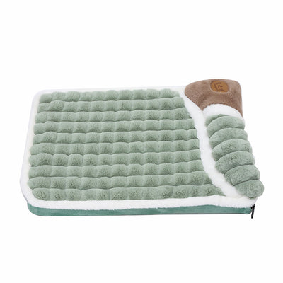 Large Rabbit Fur Pet Floor Mat Soft Plush Rug