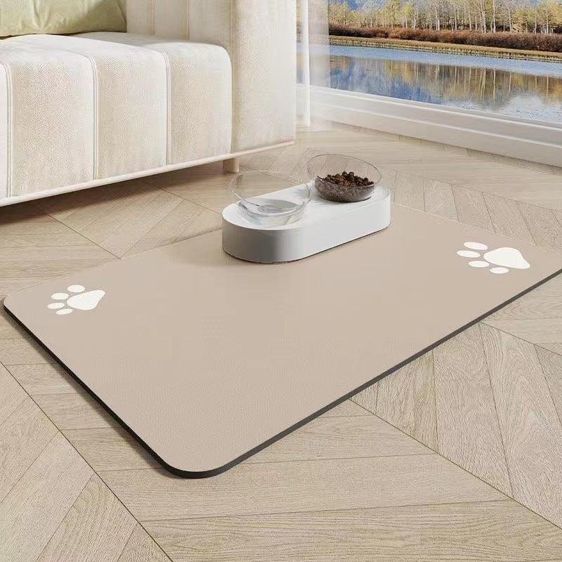 Pet Diatomaceous Earth Feeding Mat Waterproof Quick Dry Placemat