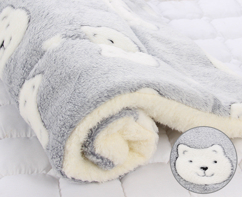 Padded Warm Pet Mat – Soft Winter Dog Sleeping Cushion