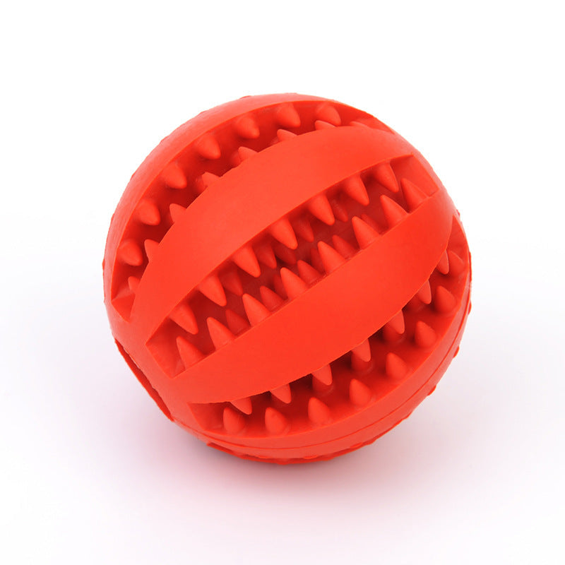 Rubber Dog Treat Ball – Mint Scent Food Dispensing Toy
