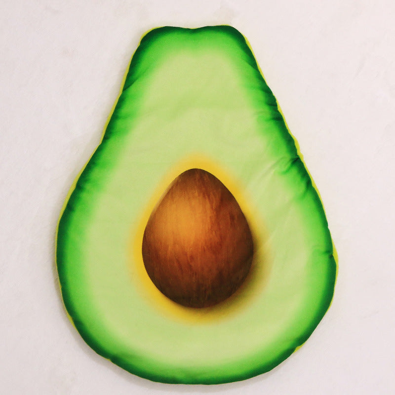 Simulation 3D Pizza Avocado Omelette Pet Warm Blanket Mat Bed Soft Thickened
