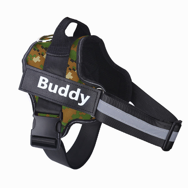 Personalized No-Pull Dog Harness – Reflective & Adjustable Vest