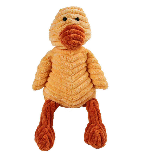Plush Squeaky Dog Toy – Molar Chew & Training Aid for Pets
