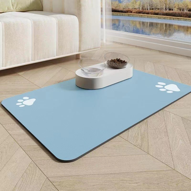 Pet Diatomaceous Earth Feeding Mat Waterproof Quick Dry Placemat