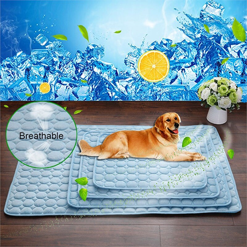 Ice Silk Cooling Pad for Dogs & Cats – Summer Nest Mat