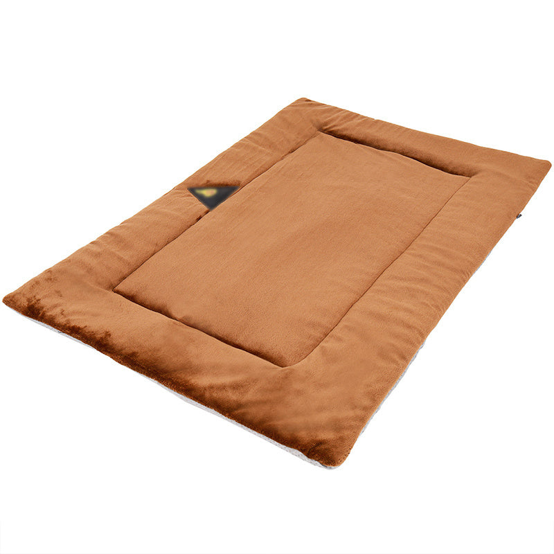 Self-Heating Pet Sleeping Pad – Heat Insulated Soft Fleece Bed