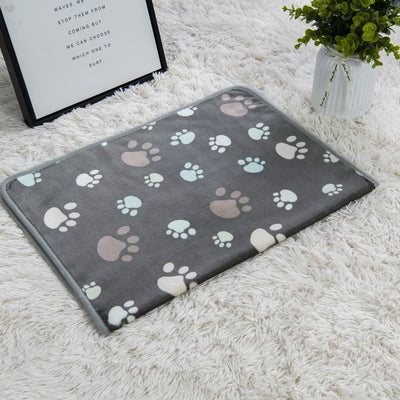 Flannel Pet Blanket – Warm Autumn & Winter Dog & Cat Floor Mat