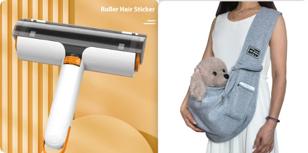 2-in-1 Pet Hair Removal Roller – Portable & Washable Lint Brush