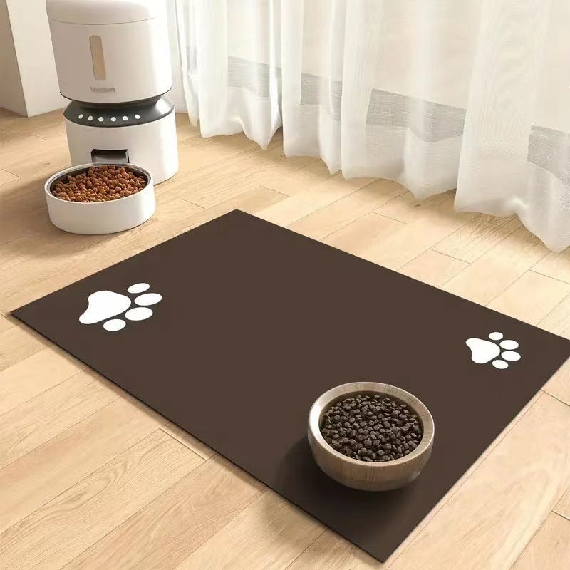 Pet Diatomaceous Earth Feeding Mat Waterproof Quick Dry Placemat