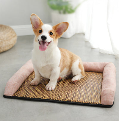 Summer Cooling Pet Mat – Breathable Sleeping Pad for Cats & Dogs