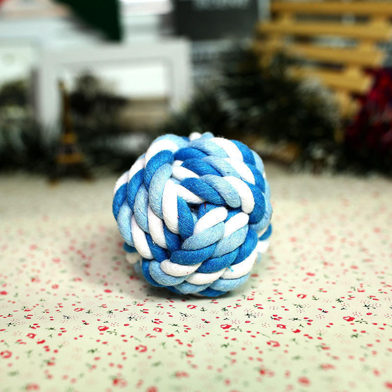 Cotton Rope Ball Dog Toy – Durable Chew & Tug Toy