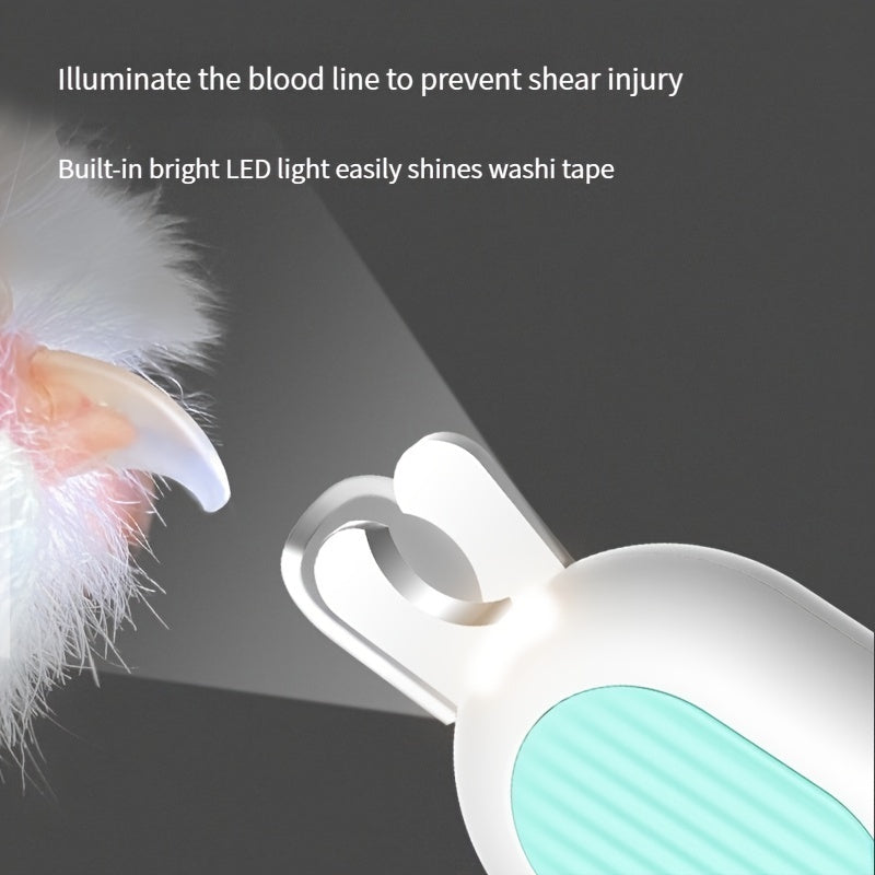 Pet Nail Clippers with LED Light – Safe Trimmers