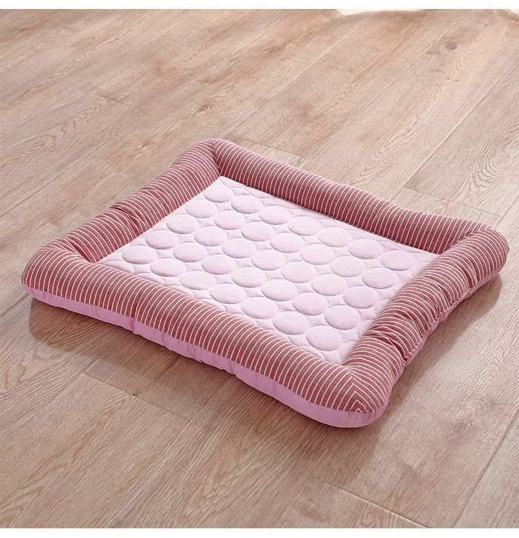 Cooling Ice Silk Pet House – Soft & Breathable Shelter