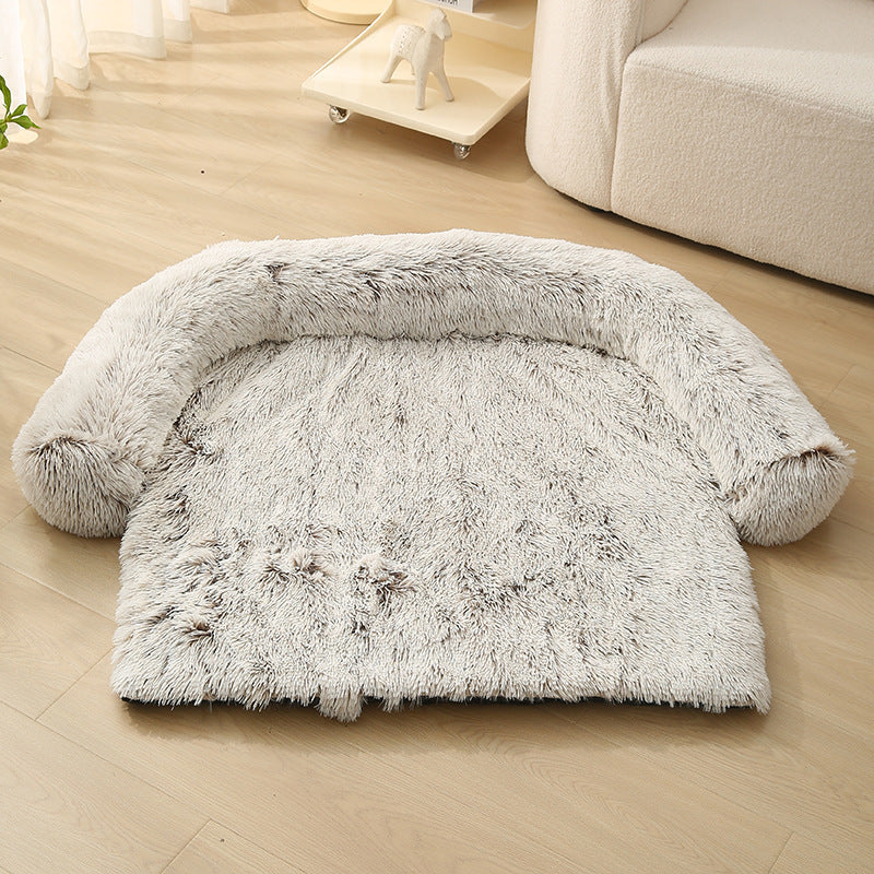 Plush Winter Dog Sofa Cushion