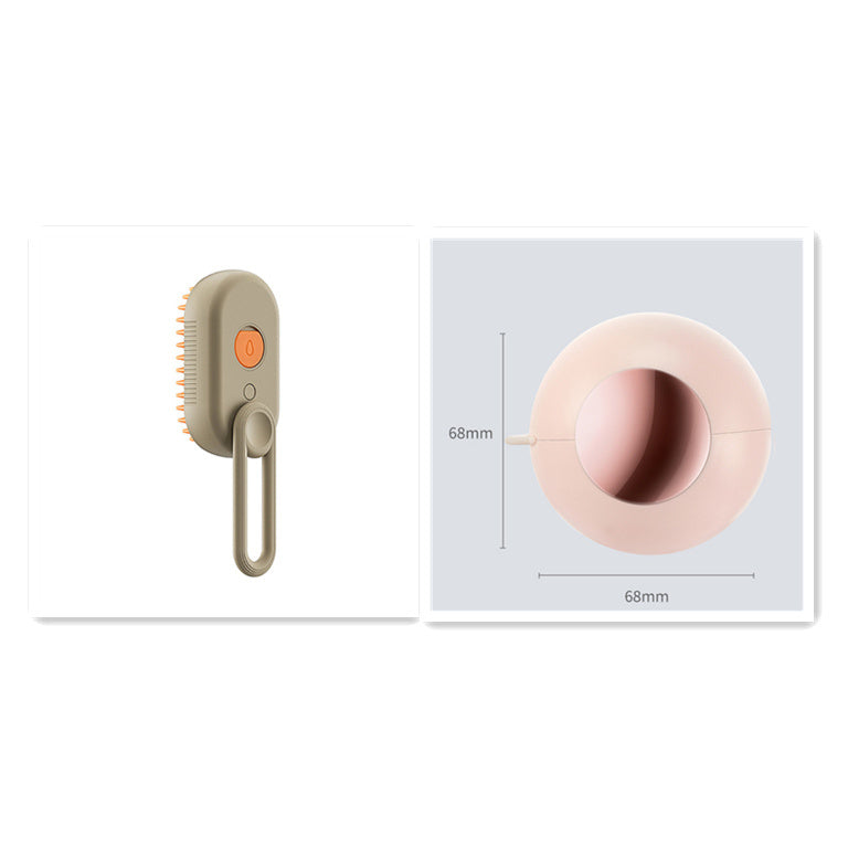 3-in-1 Steamy Pet Brush – Electric Grooming & Hair Removal