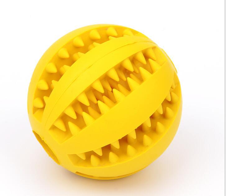 Rubber Dog Treat Ball – Mint Scent Food Dispensing Toy