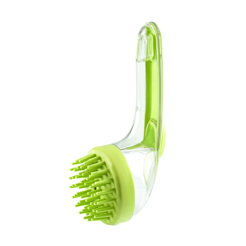 Long Handle Pet Bath Brush – Grooming Comb