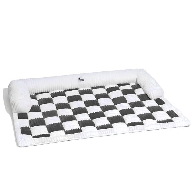 Plush Thickened Pet Bed – Warm Washable Winter Nest