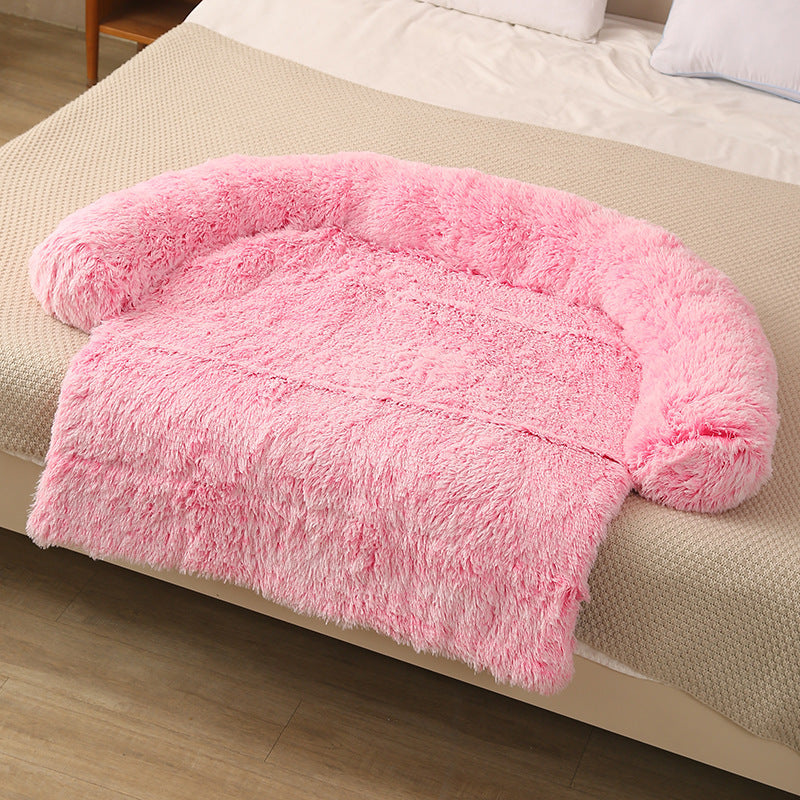 Plush Winter Dog Sofa Cushion
