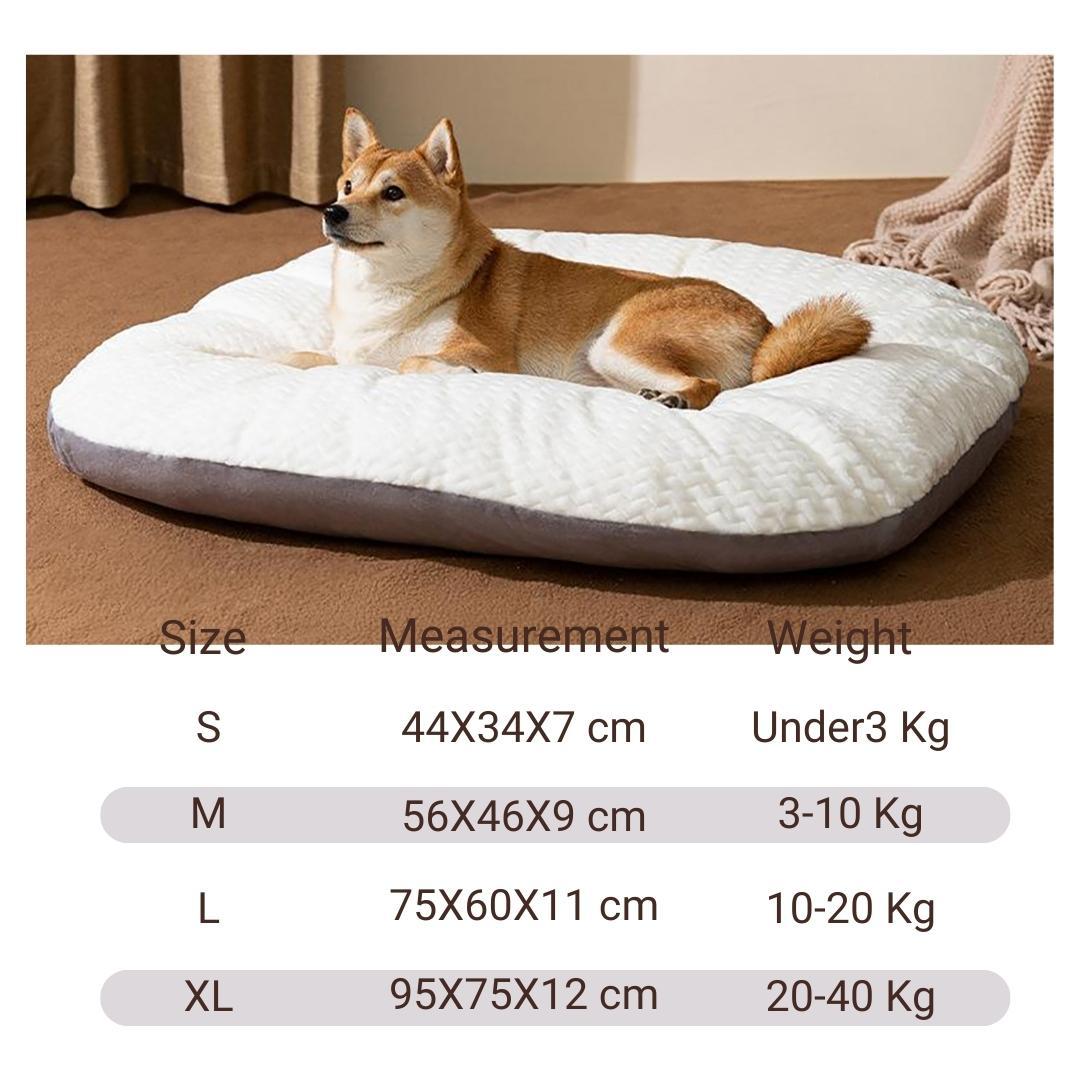 Oval Dog Bed – Large Washable Cushion for Crates & Sleeping Comfort