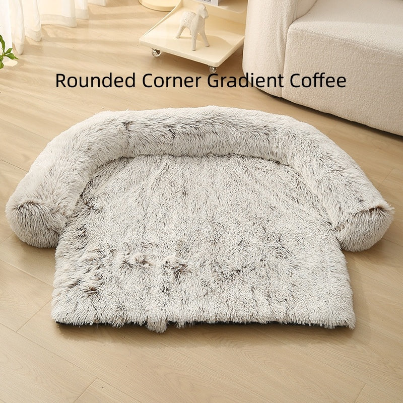 Plush Winter Dog Sofa Cushion