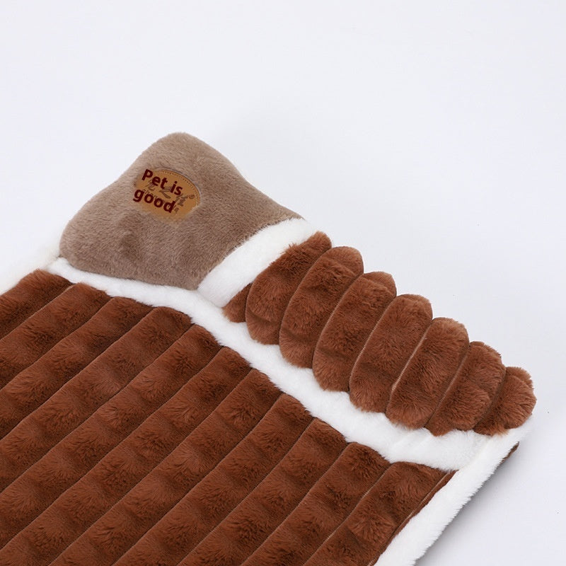 Large Rabbit Fur Pet Floor Mat Soft Plush Rug